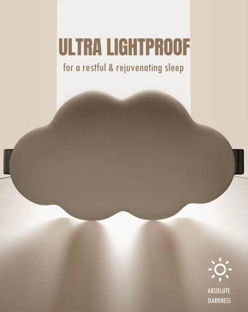 3D Contoured Puffy Cute Could Sleep Eye Mask - Ultra Lightproof and Co