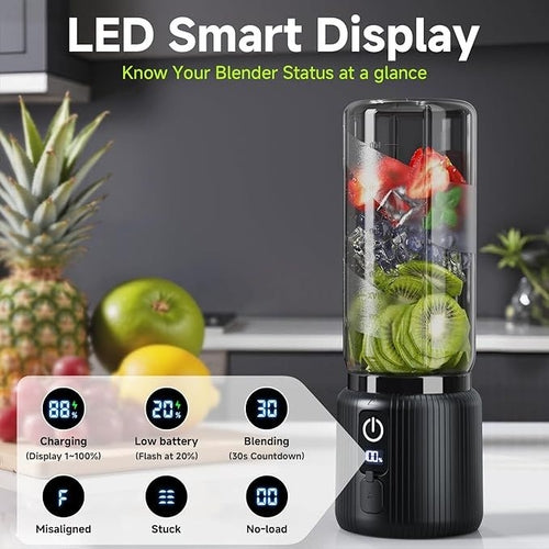 Portable Blender, Small Smoothie & Shake Maker with 8 Blades, Compact